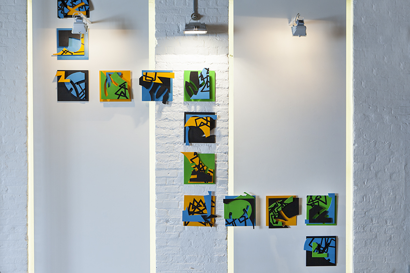 Offcuts 1-19 at Brixton East, August 2014. 